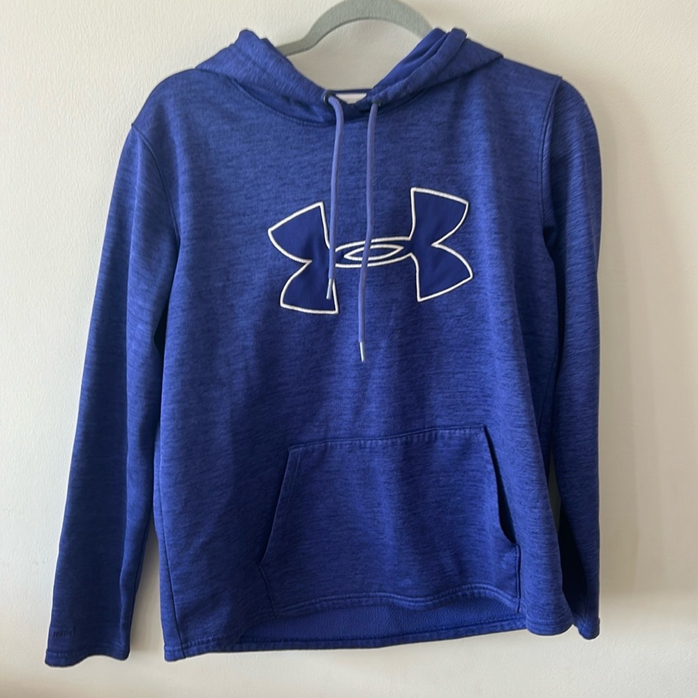 Youth Large Under Armour purple hoodie